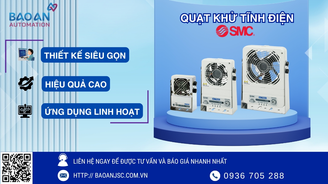 Quạt khử tĩnh điện SMC